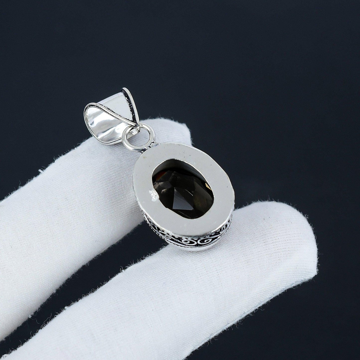 Brown Smoky Topaz Gemstone Pendant