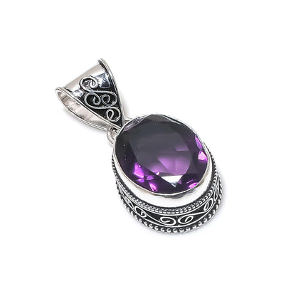 Purple Amethyst Gemstone Pendant