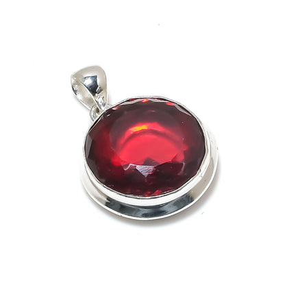 Red Garnet Gemstone Pendant