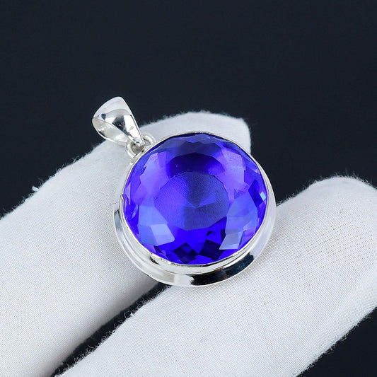 Blue Tanzanite Gemstone Pendant