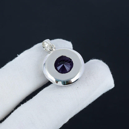 Purple Amethyst Gemstone Pendant