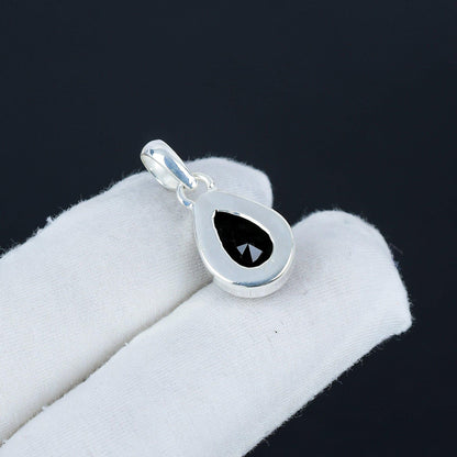 Black Spinel Gemstone Pendant