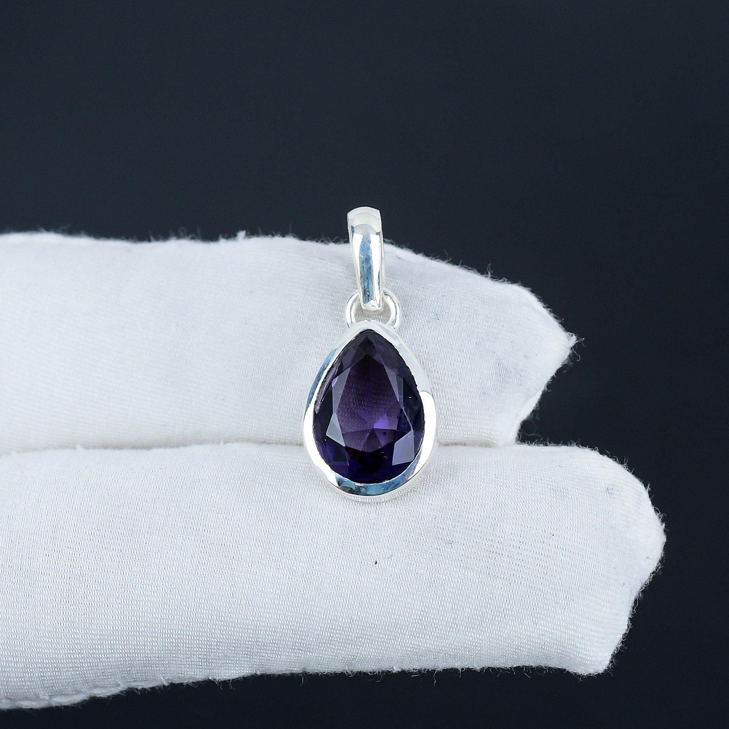 Purple Amethyst Gemstone Pendant