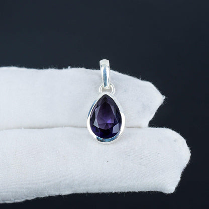 Purple Amethyst Gemstone Pendant