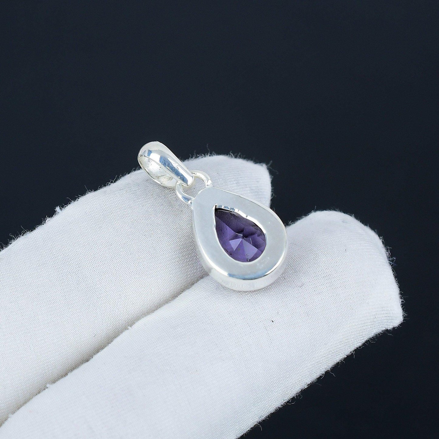 Purple Amethyst Gemstone Pendant
