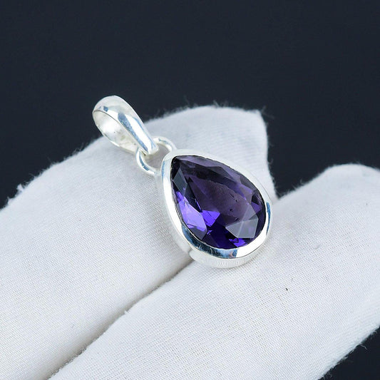 Purple Amethyst Gemstone Pendant