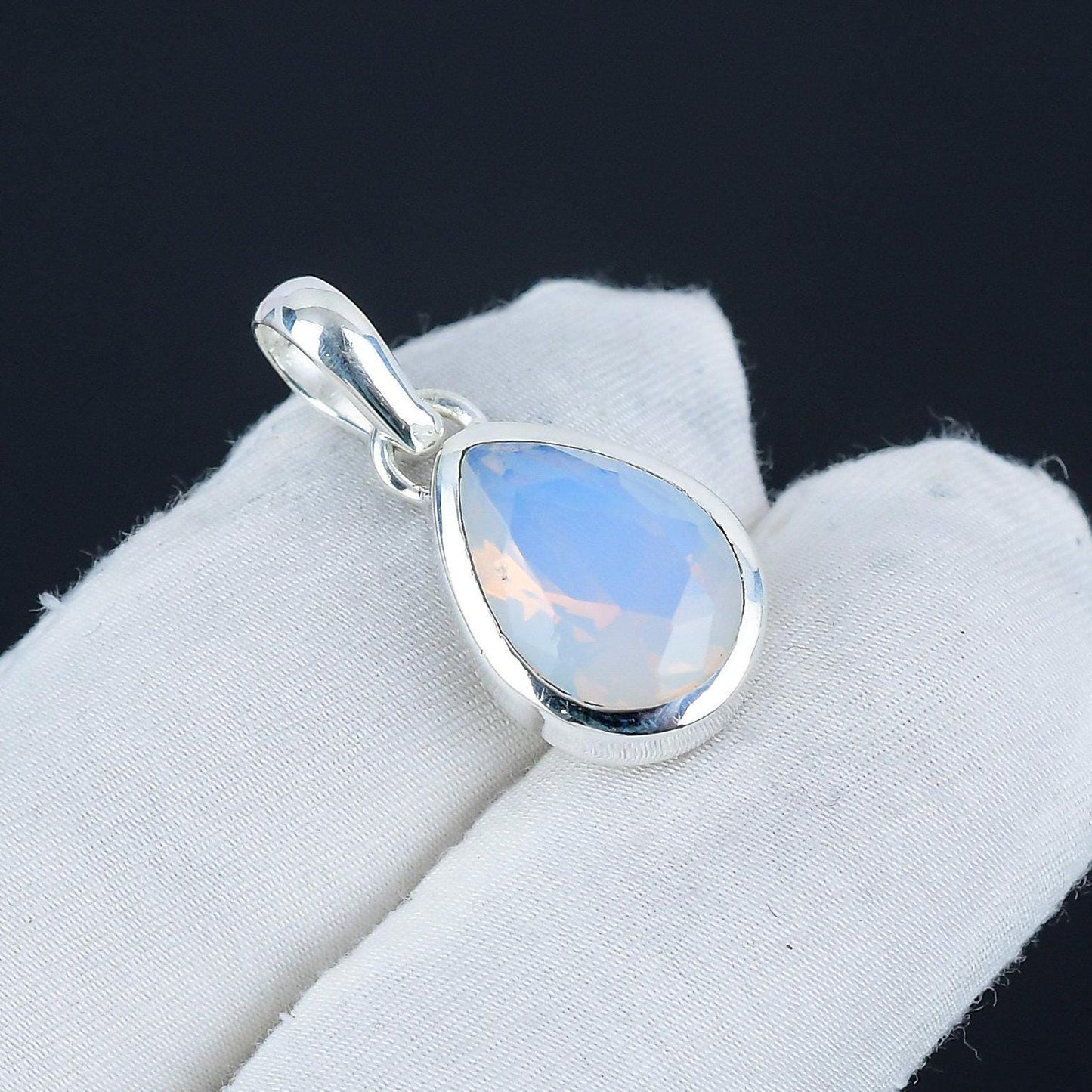 Milky Opal Gemstone Pendant