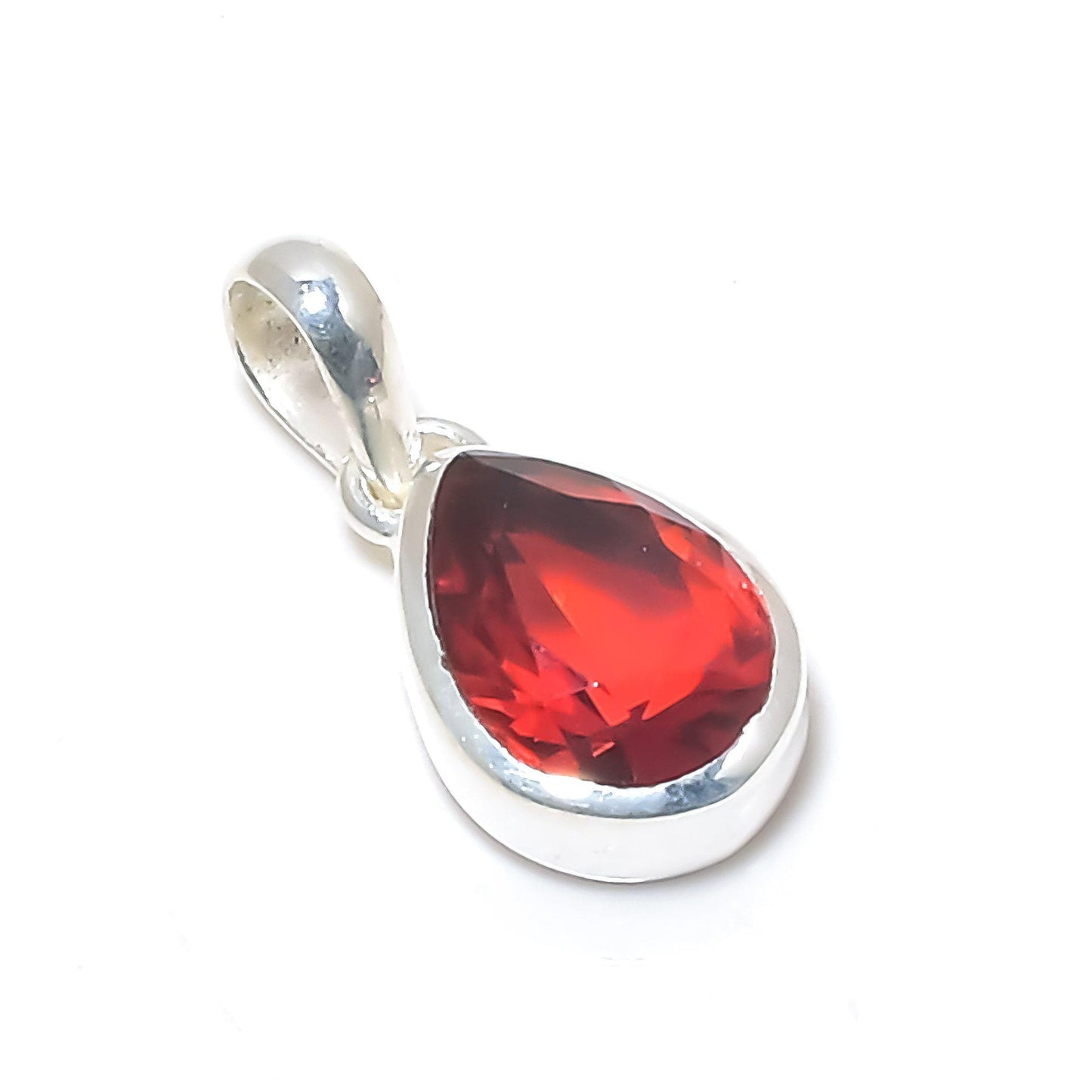 Red Garnet Gemstone Pendant