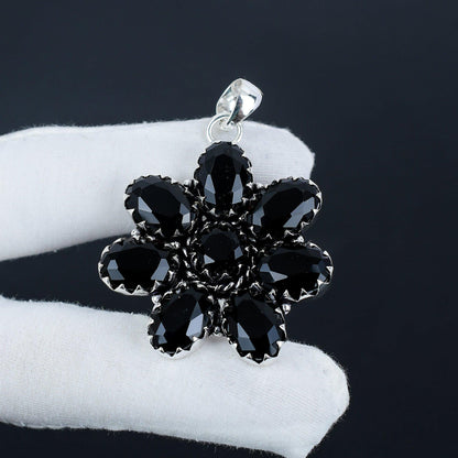 Black Spinel Gemstone Pendant