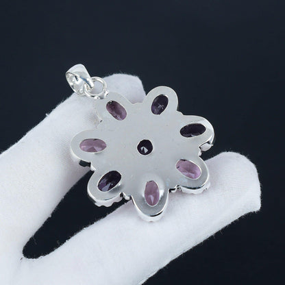 Pink Kunzite Gemstone Pendant