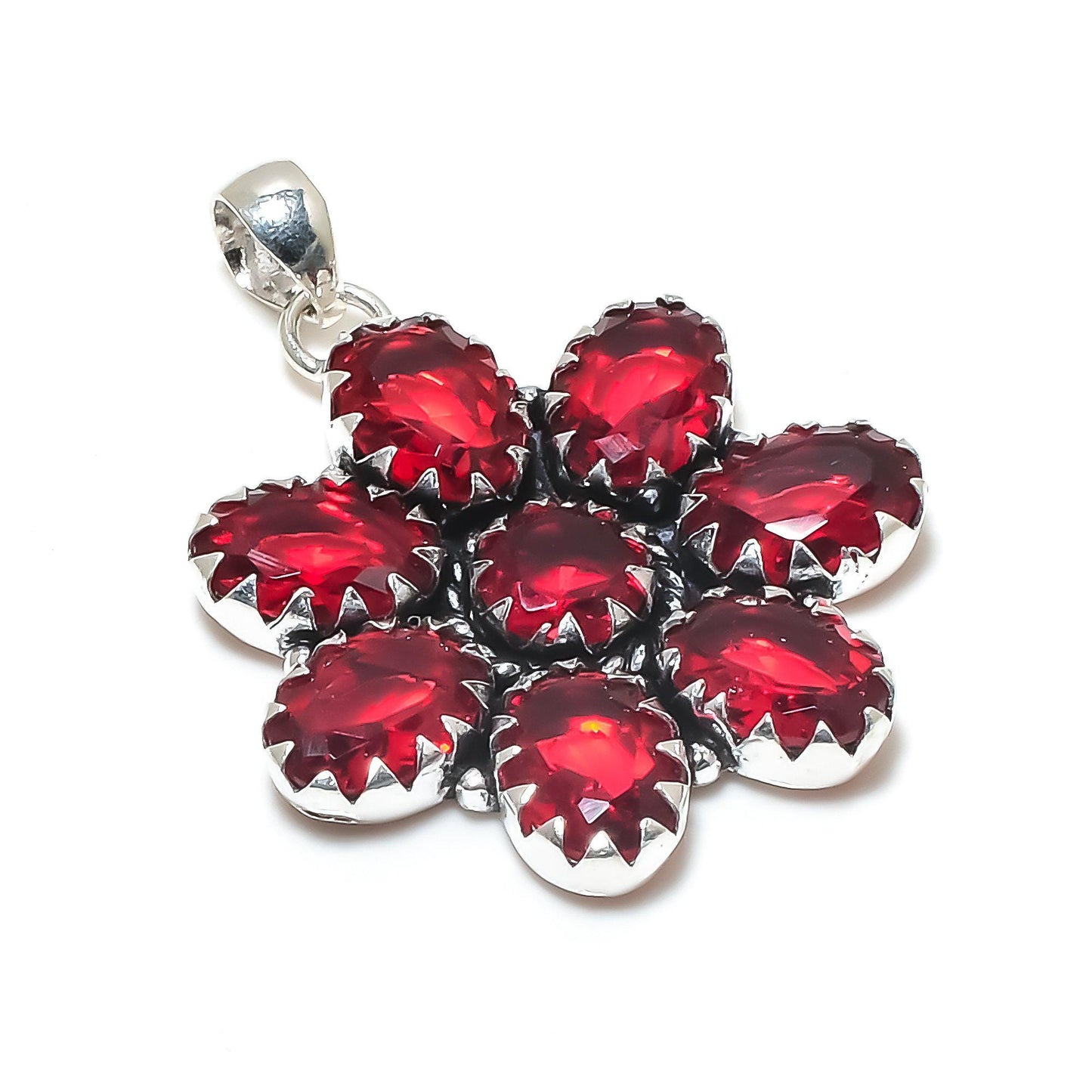 Red Garnet Gemstone Pendant