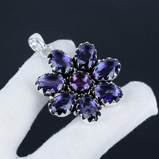 Purple Amethyst Gemstone Pendant