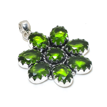 Green Peridot Gemstone Pendant
