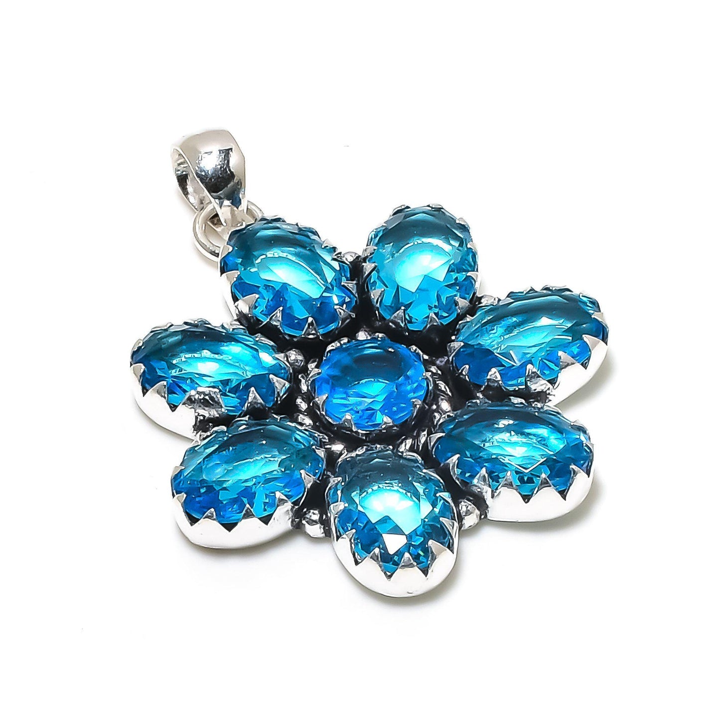 Blue Topaz Gemstone Pendant