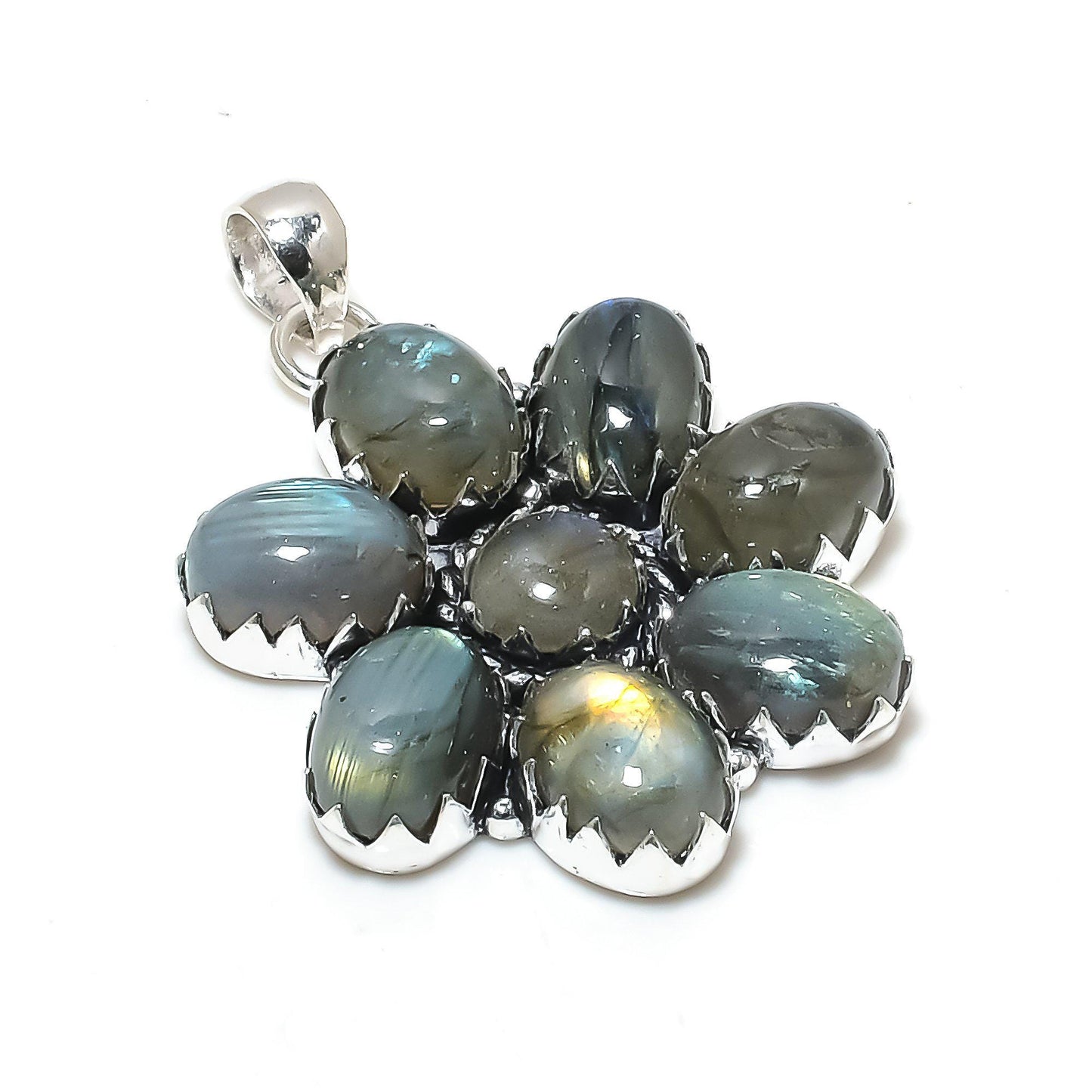 Blue Labradorite Gemstone Pendant