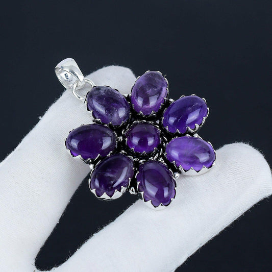 Purple Amethyst Gemstone Pendant