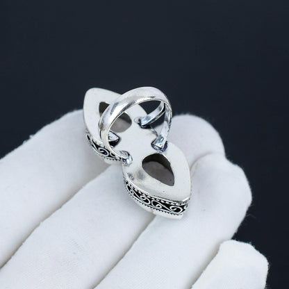Rainbow Moonstone Gemstone Ring