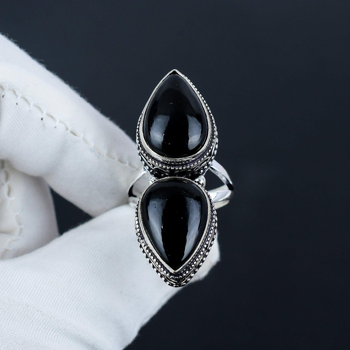 Blue Sunstone Gemstone Ring