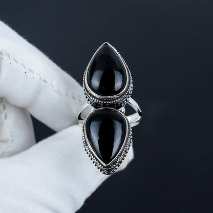 Blue Sunstone Gemstone Ring