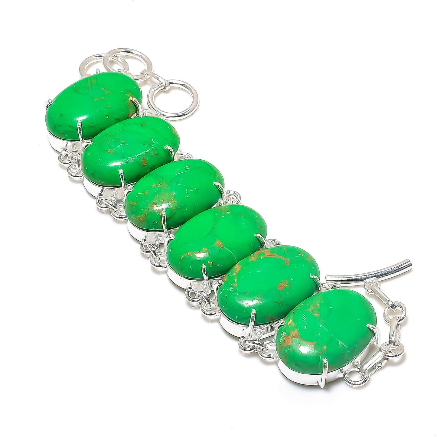 Green Turquoise Gemstone Bracelet