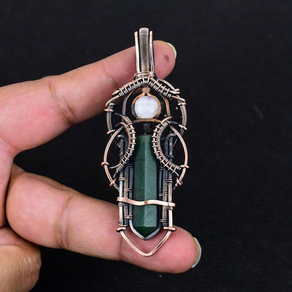 Green Jade Gemstone Pendant