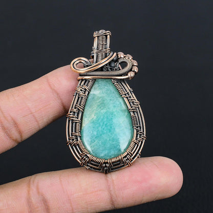 Green Amazonite Gemstone Pendant