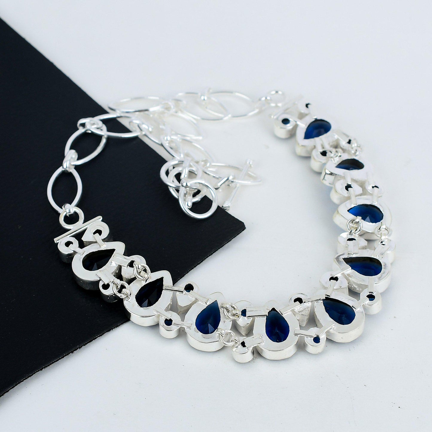 Blue Tanzanite Gemstone Necklace