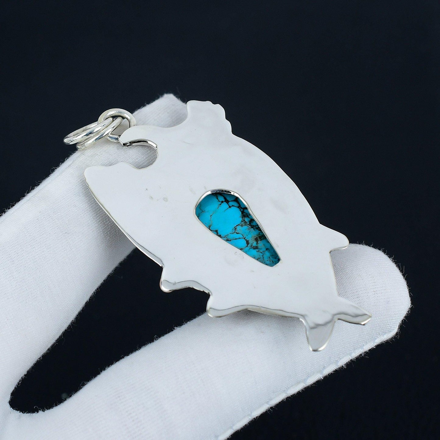 Blue Turquoise Gemstone Pendant