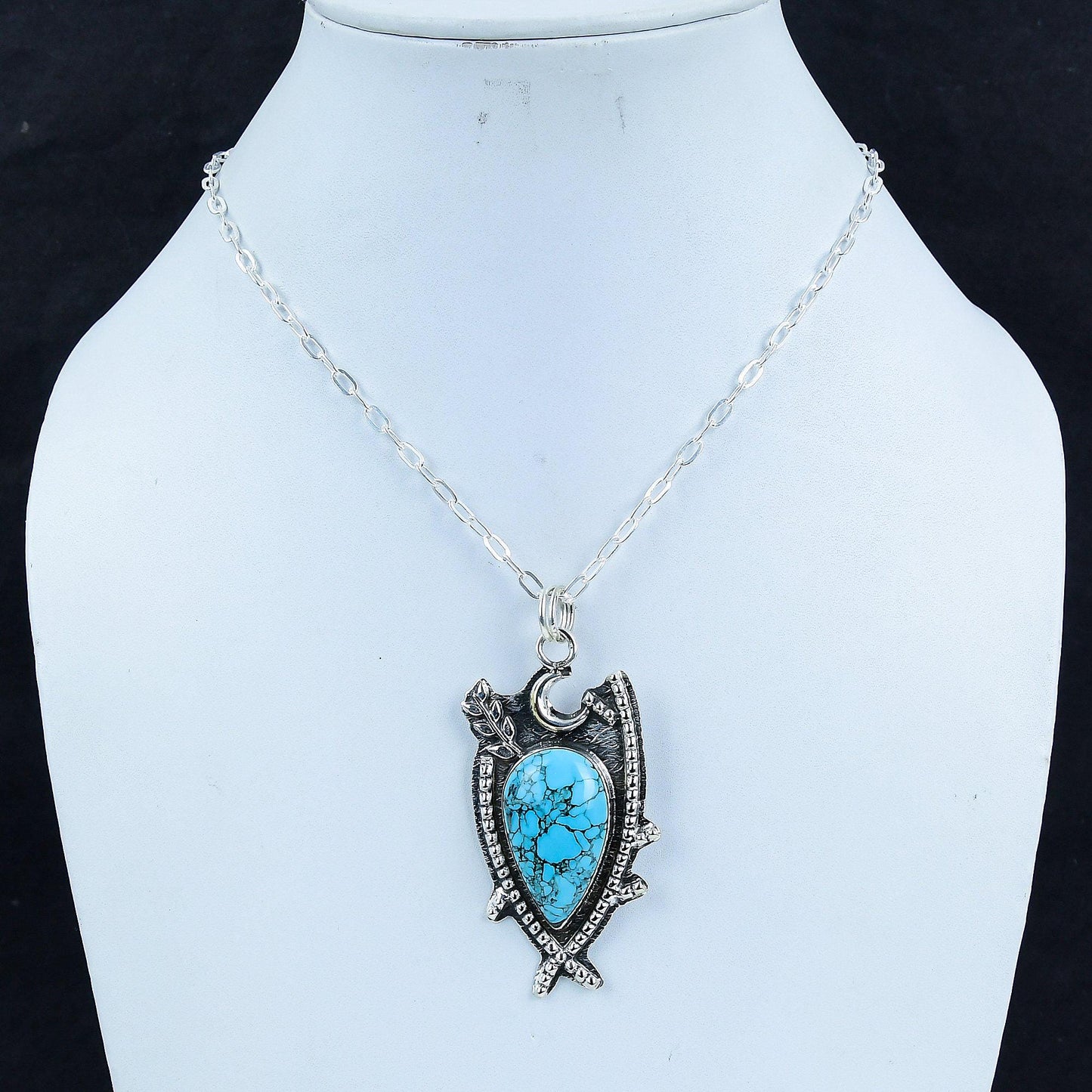 Blue Turquoise Gemstone Pendant