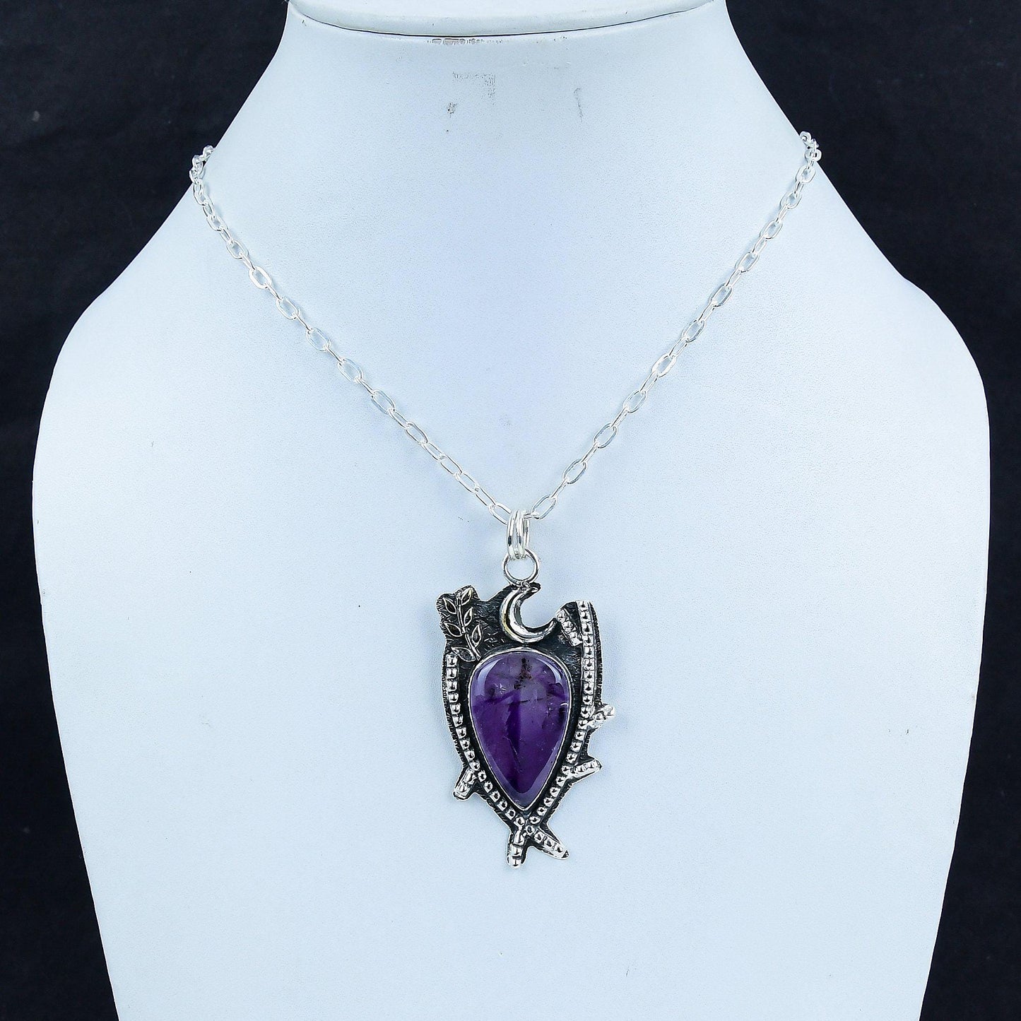 Purple Amethyst Gemstone Pendant