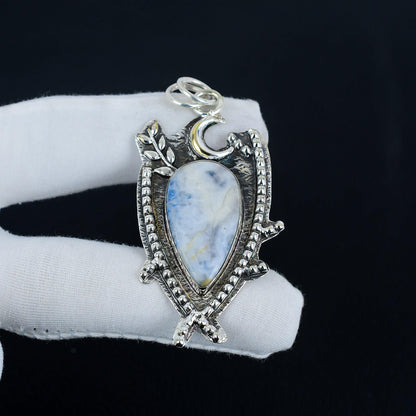 Blue Scheelite Gemstone Pendant
