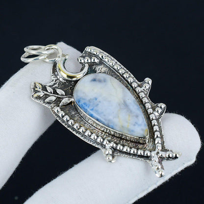 Blue Scheelite Gemstone Pendant