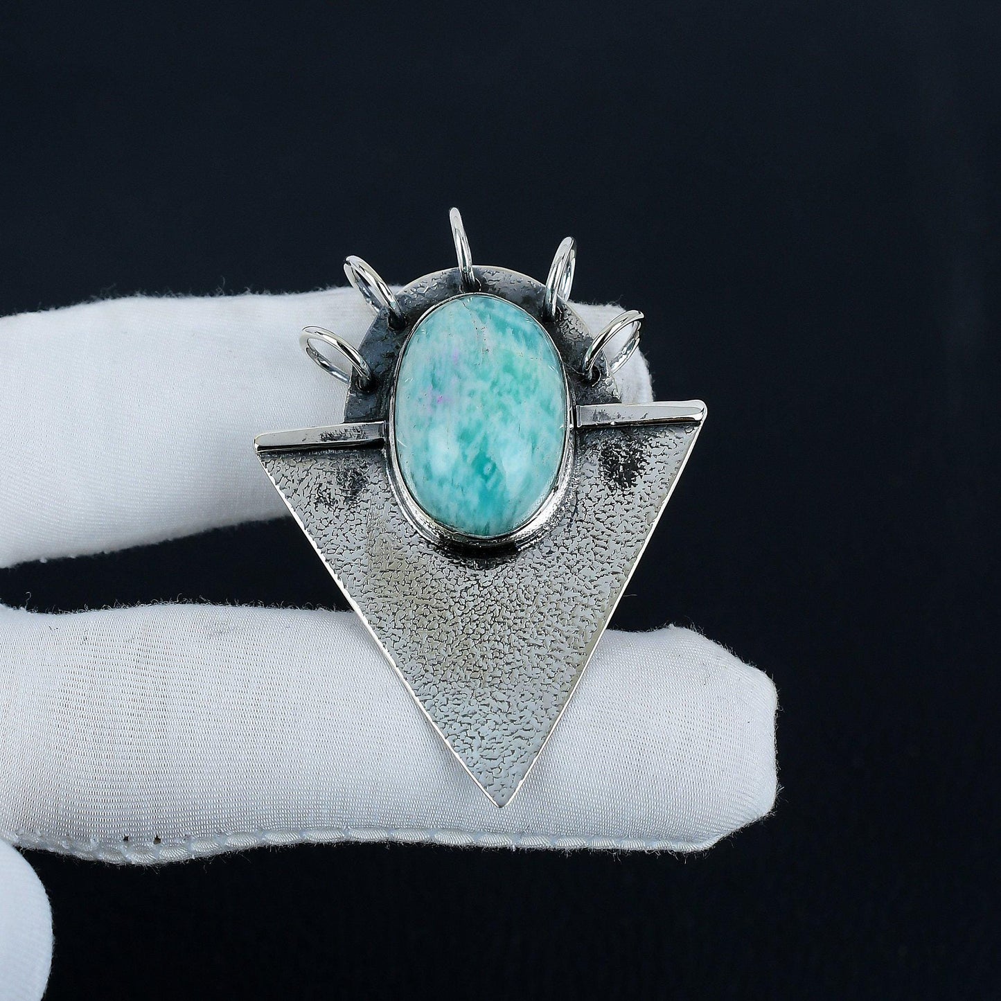 Green Amazonite Gemstone Pendant