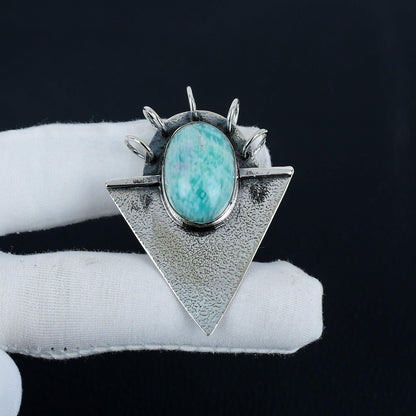 Green Amazonite Gemstone Pendant