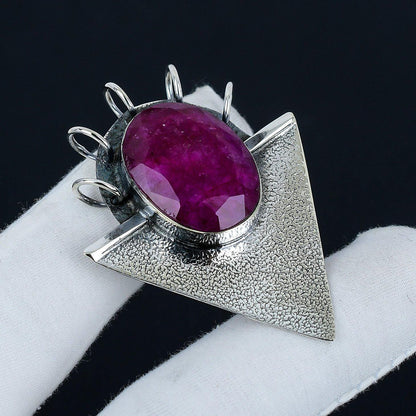Red Ruby Gemstone Pendant