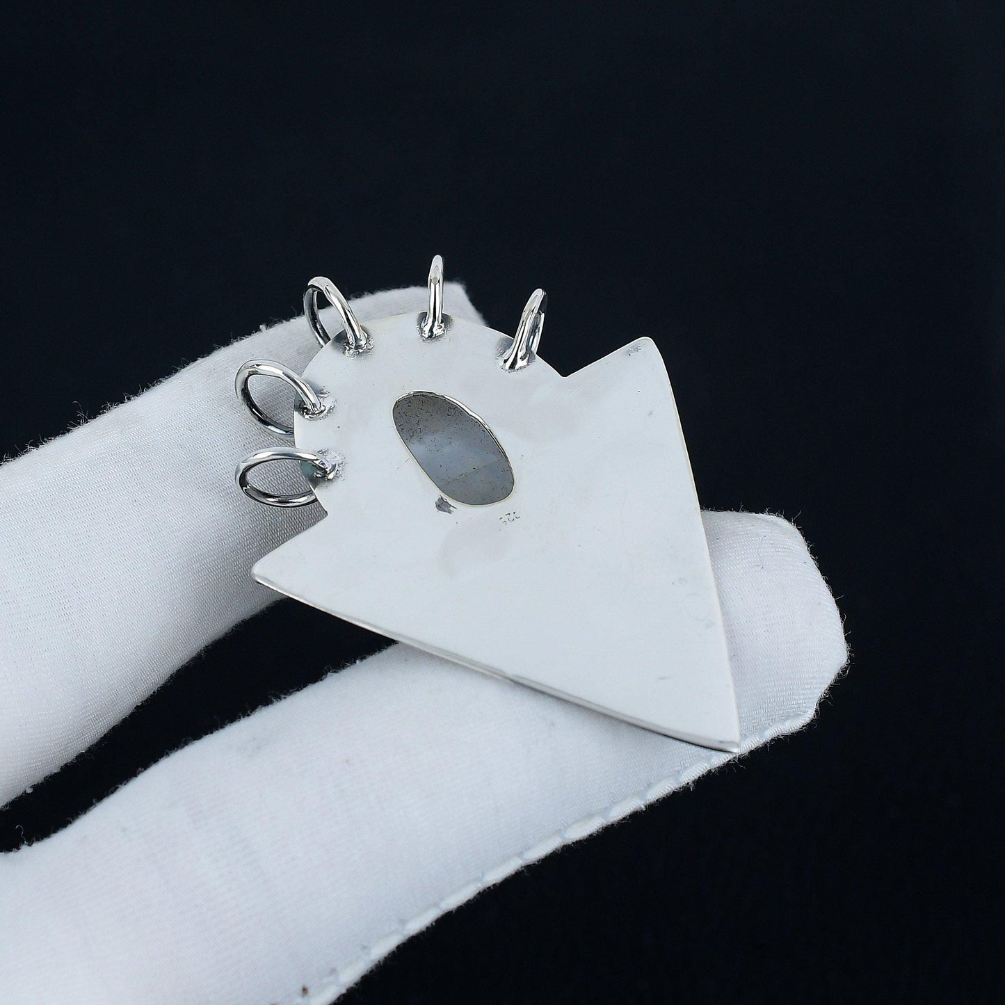 White Moonstone Gemstone Pendant