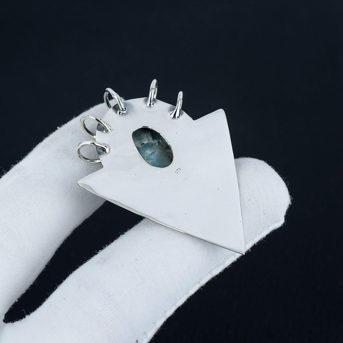 Blue Larimar Gemstone Pendant