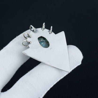 Blue Larimar Gemstone Pendant