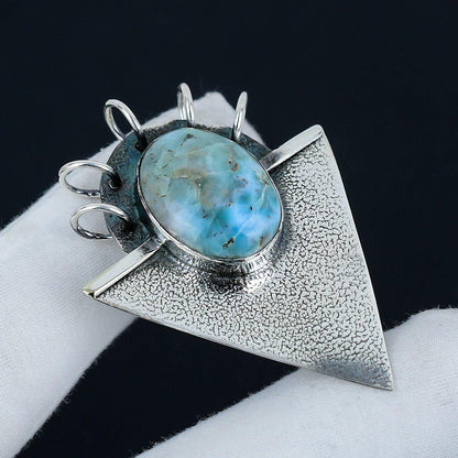 Blue Larimar Gemstone Pendant