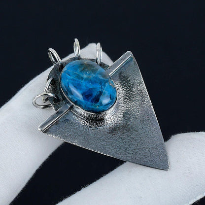 Blue Apatite Gemstone Pendant