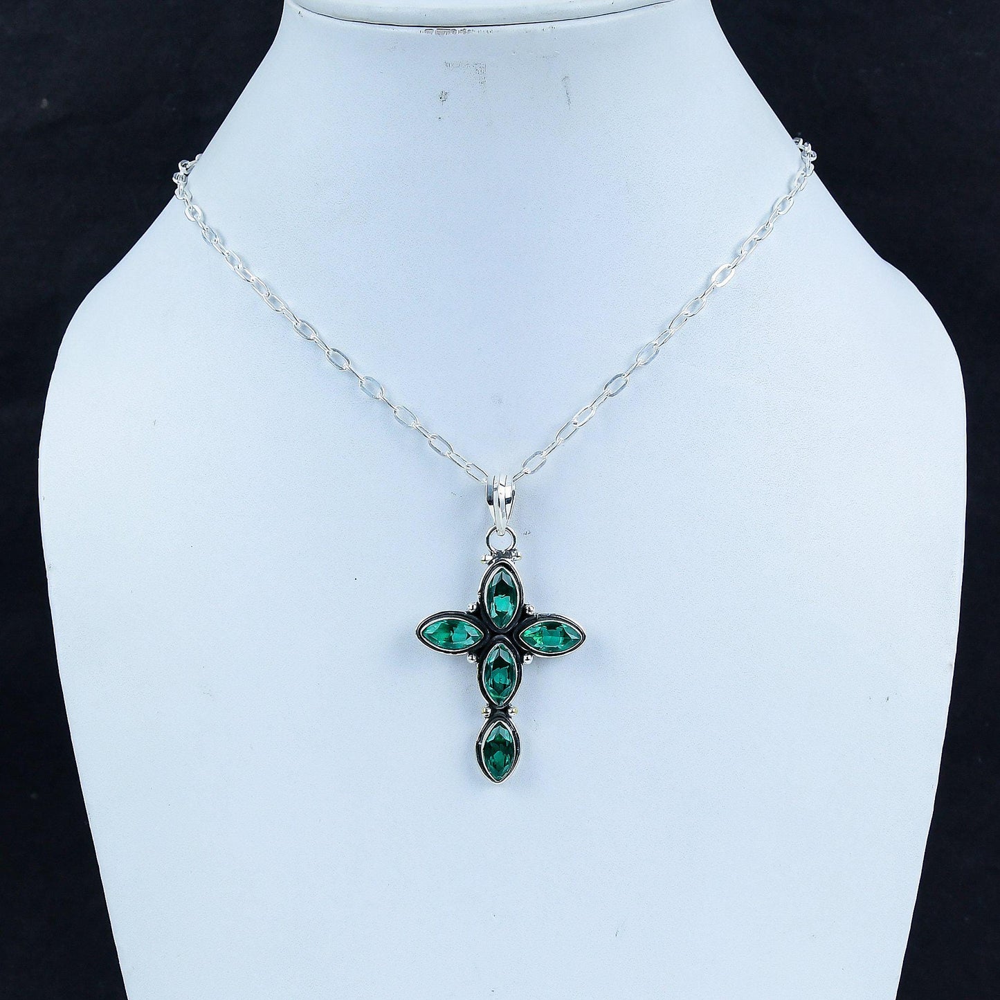 Green Apatite Gemstone Pendant