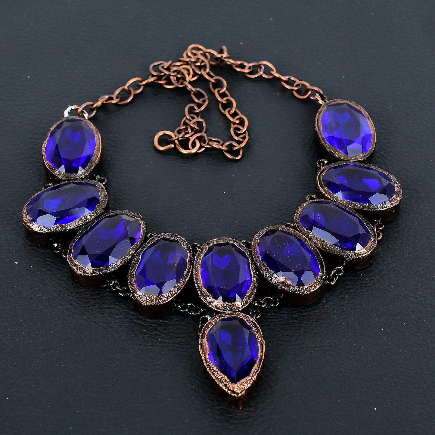 Blue Tanzanite Gemstone Necklace
