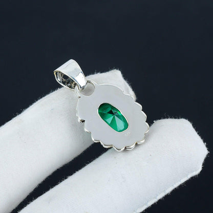 Green Apatite Gemstone Pendant