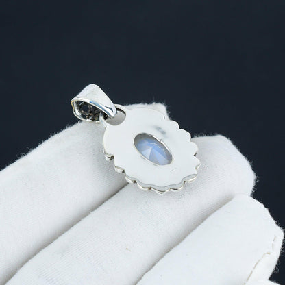 Milky White Opal Gemstone Pendant