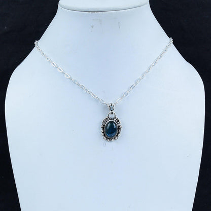 Blue Labradorite Gemstone Pendant