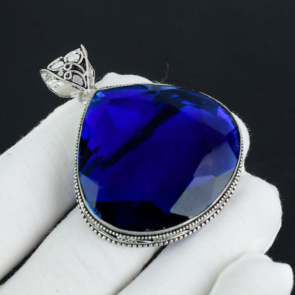 Blue Sapphire Gemstone Pendant