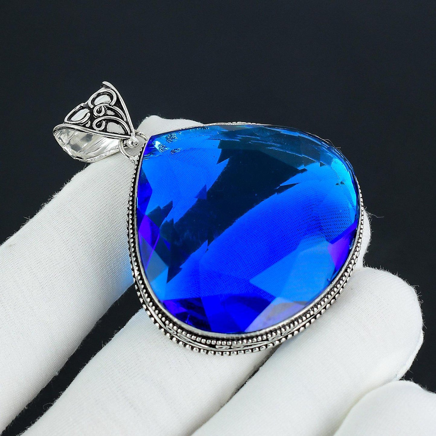 Blue Topaz Gemstone Pendant
