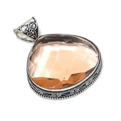 Pink Morganite Gemstone Pendant