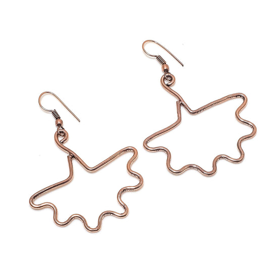 Copper Bat & Butterfly Gemstone Earrings