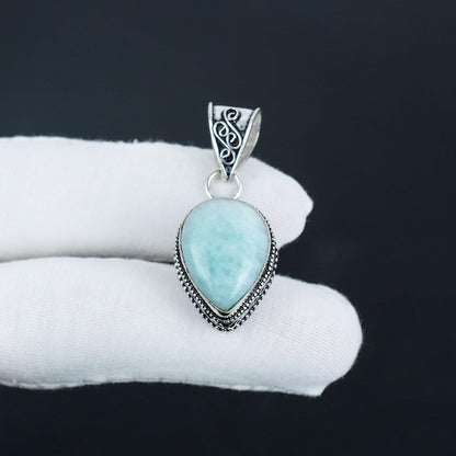 Green Amazonite Gemstone Pendant